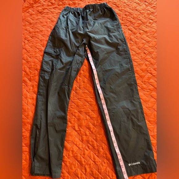 Columbia Kids Cypress Brook III Rain Pant In Black Size medium (10/12) - Picture 1 of 8